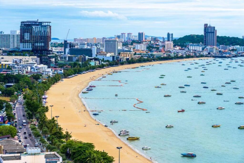 Central Pattaya - Sea View Large Balcony Condo With Infinity Pool Esterno foto