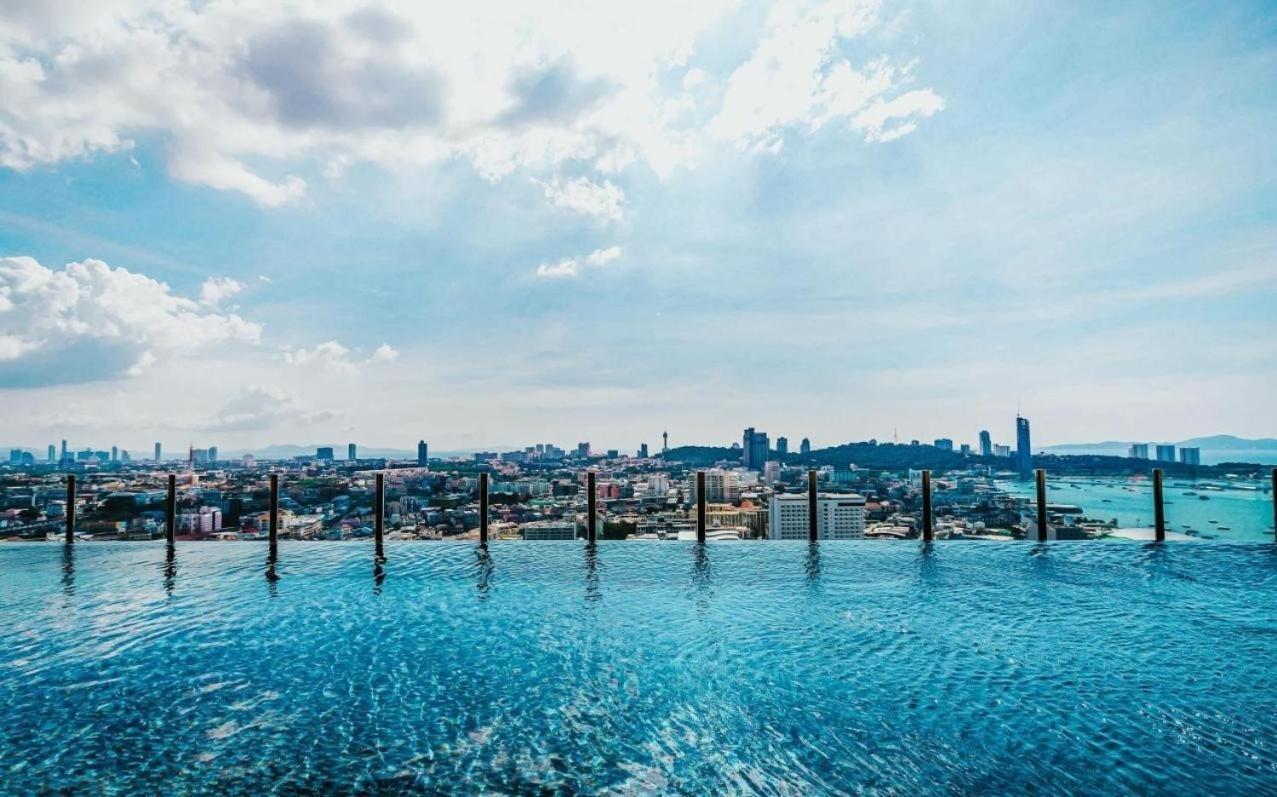 Central Pattaya - Sea View Large Balcony Condo With Infinity Pool Esterno foto