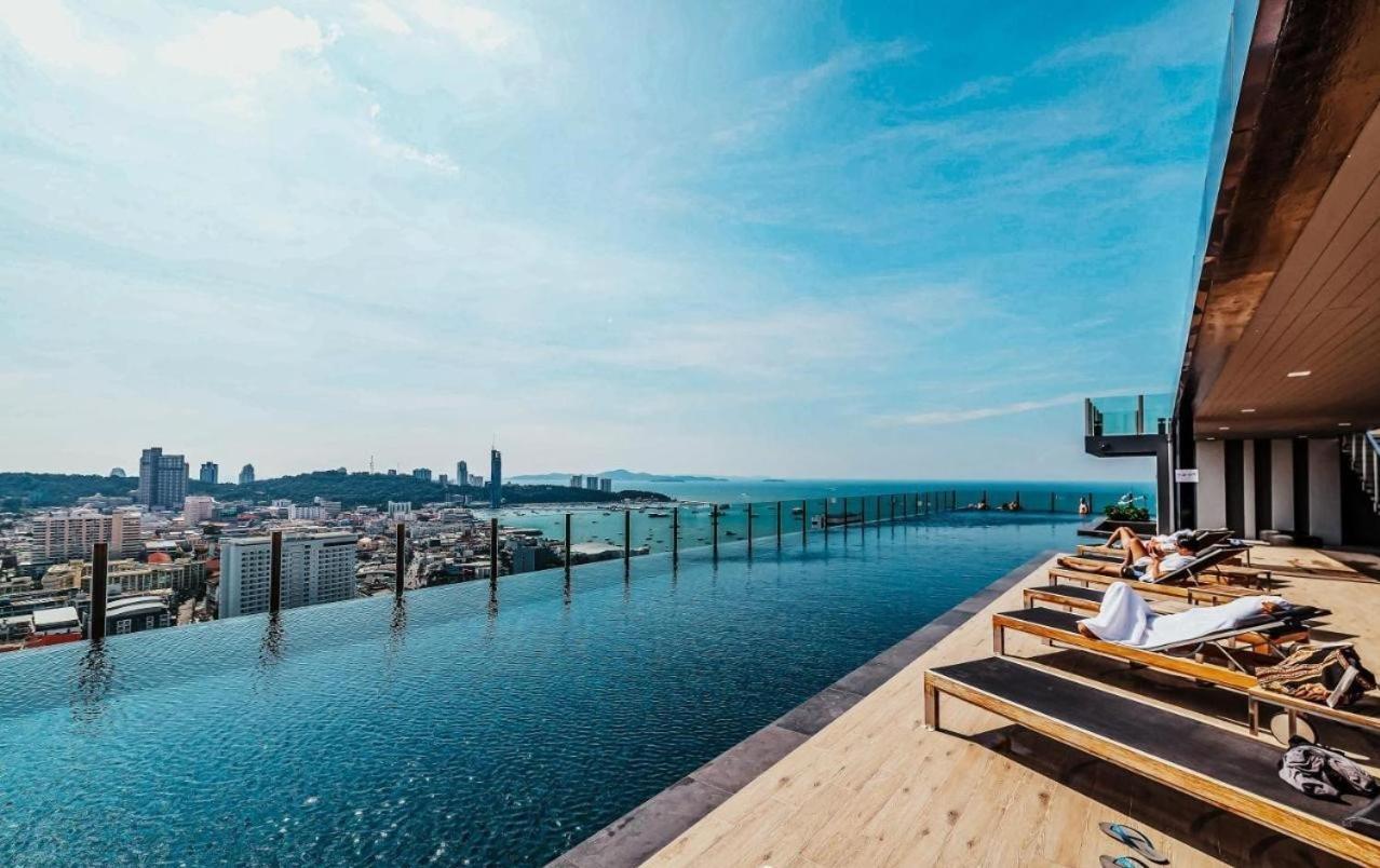 Central Pattaya - Sea View Large Balcony Condo With Infinity Pool Esterno foto