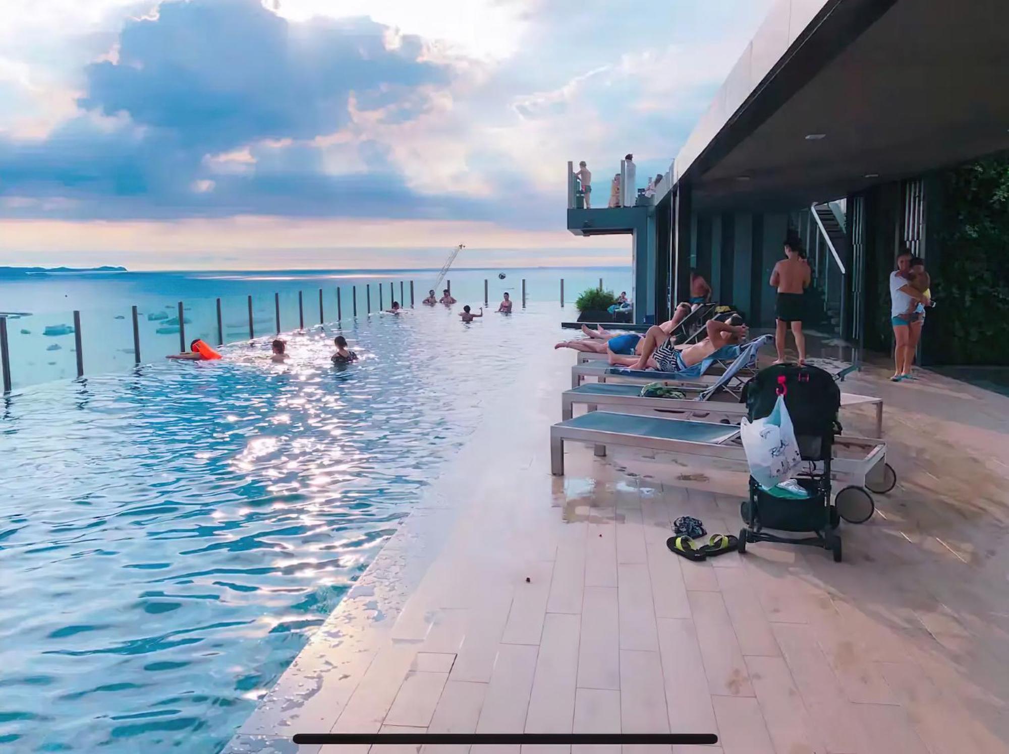 Central Pattaya - Sea View Large Balcony Condo With Infinity Pool Esterno foto