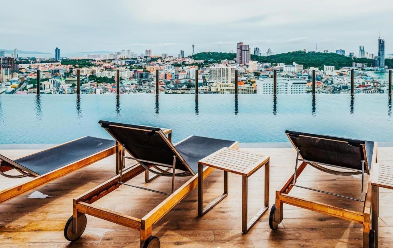Central Pattaya - Sea View Large Balcony Condo With Infinity Pool Esterno foto